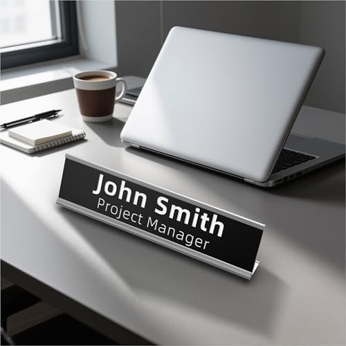 Personalized Wall Mount Name Plate, Custom Engraved Office Sign - Image 2