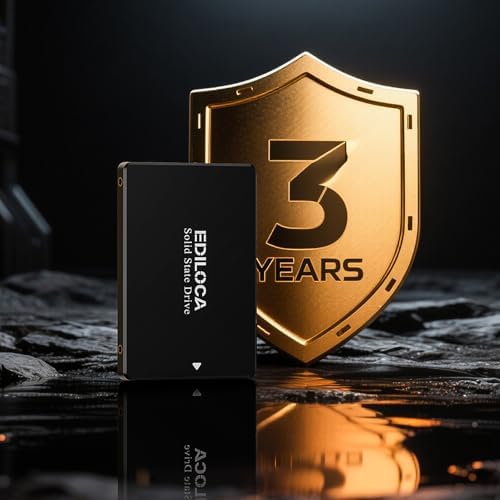 Ediloca 2TB SSD Internal Solid State Drive 2.5" SATA III 6Gb/s, 550MB/s Read Speed 3D TLC NAND, 2TB SATA SSD PC/Laptop Upgrade, Shock-Resistant & Drop-Proof(ES106) - Image 7
