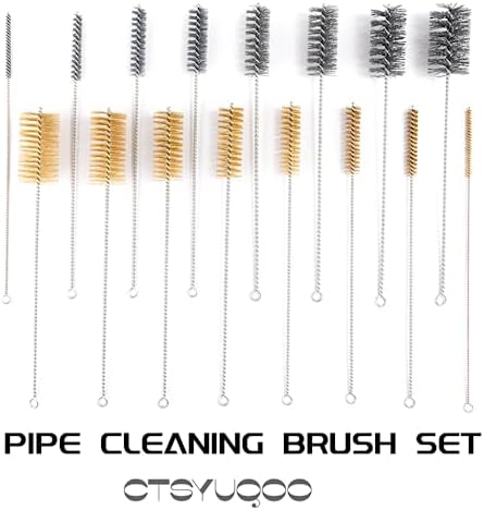 16 Inch Extra Long Pipe Cleaning Brush Set with Abrasive Filament Bristles - Image 7