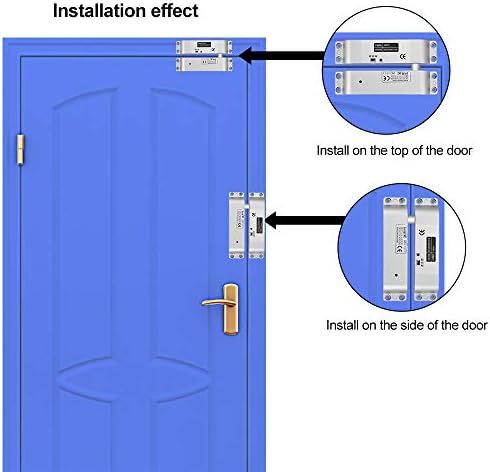Electric Drop Bolt Lock DC 12V Fail Safe NC Mode Electronic Door Lock for Access Control Security System with Time Delay - Image 6