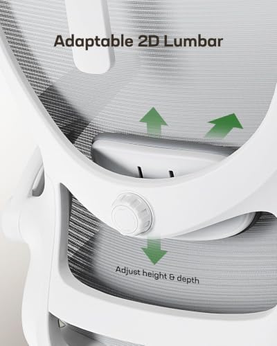 Marsail Ergonomic Office Chair with 3D Armrests, Pack of 4 - Image 4