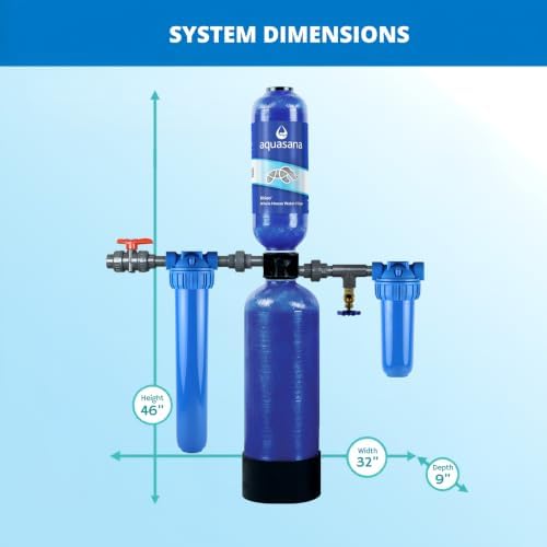 Aquasana Whole House Water Filter System | 1M Gal | Carbon & KDF | WH-1000 - Image 4