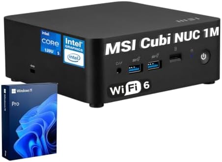 msi Cubi NUC Intel Core 5 120U Business MFF Desktop, 32GB DDR5 | 1TB SSD by Unknown