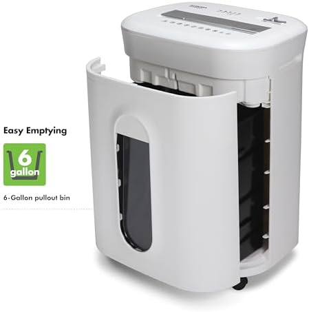 Aurora AU1802XA Anti-Jam 18-Sheet Crosscut Paper and CD/Credit Card Shredder/ 6-Gallon Pullout Basket / 60 Minutes Run Time - Image 4