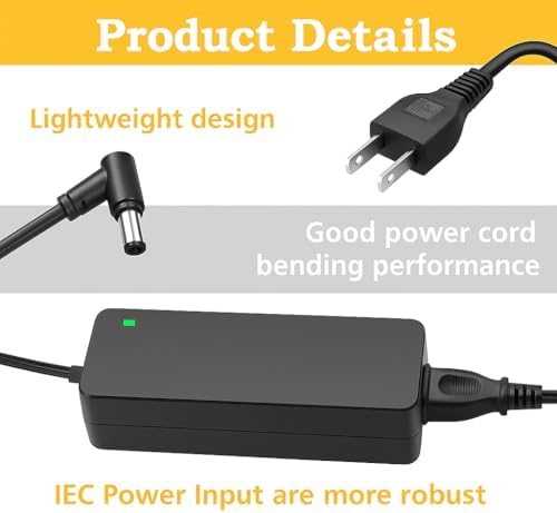 19V Power Cord for ScanSnap iX1300 Compact Wireless or USB Double-Sided Color Document, Photo & Receipt Scanner Adapter P3805A PA03805-B105 PA03805-B001 B005 PA03805-K962 - Image 6