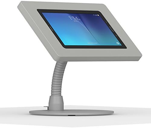 VidaMount Light Grey Enclosure and Portable Flexible Stand [Bundle] Compatible with Samsung Galaxy Tab E 9.6 by VidaMount