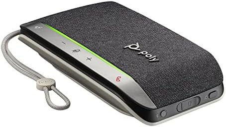 Poly - Sync 20 USB-C Personal Smart Speakerphone (Plantronics) - Connect to Cell Phone via Bluetooth and PC/Mac via USB-C Cable - Works with Teams, Zoom & More by Poly