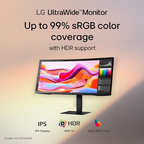 LG 34U650A-B 34-inch UltraWide IPS WQHD 100Hz HDR10 Curved Monitor, Black - Image 5