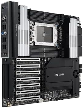 ASUS Pro WS WRX90E-SAGE SE EEB Workstation Motherboard, AMD Ryzen™ Threadripper™ PRO 7000 WX-Series, ECC R-DIMM DDR5, 32 Power-Stage,7xPCIe 5.0x16, PCIe 5.0 M.2, 10Gb & 2.5Gb LAN, Multi-GPU Support - Image 3