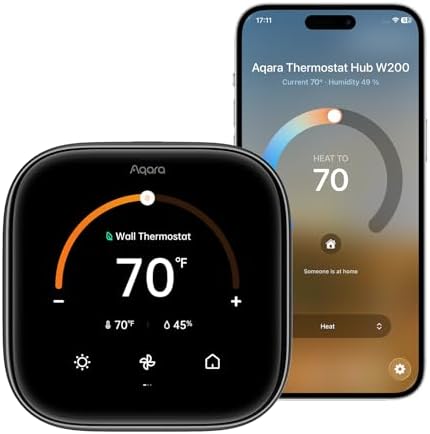 Aqara Smart Thermostat W200 with Apple Adaptive Temperature by Aqara