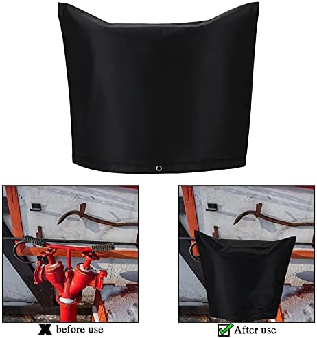IUIBMI Backflow Winter Cover Insulated Pouch, 40x24 Inch Outdoor Pipe Insulation Cover, Backflow Preventers Protection for Winter Freeze (40x24 Inch) - Image 5
