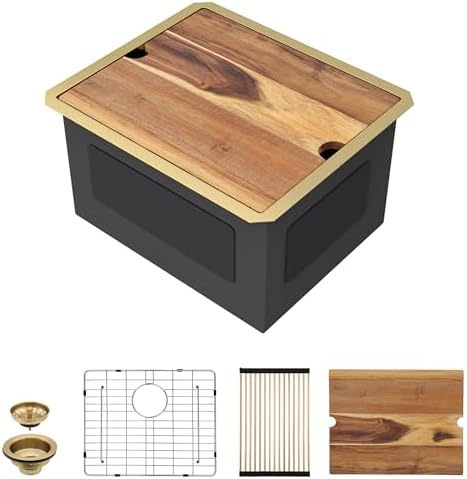 21"x18" Undermount Laundry Utility Sink Workstation by FULORNI