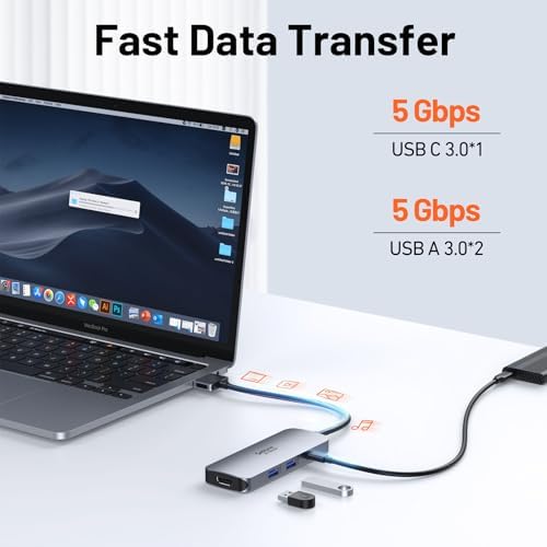 Selore Laptop Docking Station, Dual Monitor USB C Hub for MacBook - Image 6