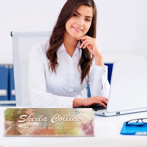 Custom Name Plate for Desk, Employee Appreciation Gifts, Office Decor - Image 5