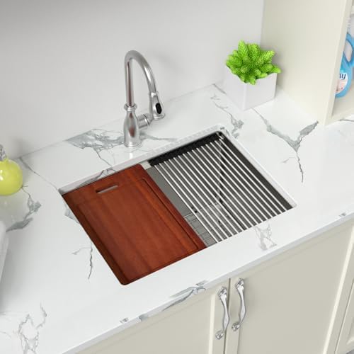Sarlai 24 Laundry Sink Undermount 24x18 Inch Laundry Utility Sinks 13" Deep - Image 2