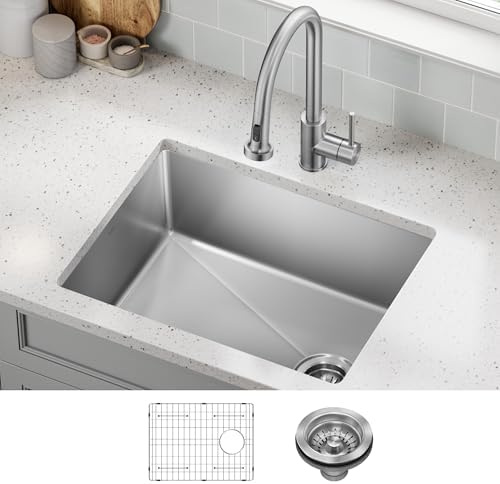 KRAUS Stainless Steel 25 in 18 Gauge Undermount Kitchen Sink KHU641-25 by Unknown