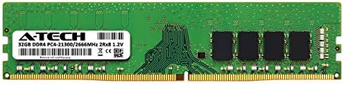 A-Tech 32GB DDR4 2666 MHz UDIMM PC4-21300 (PC4-2666V) CL19 DIMM 2Rx8 Non-ECC Desktop RAM Memory Module - Image 2