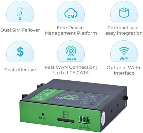 InHand Networks IR302 Industrial IoT 4G LTE VPN Cellular Router - Image 6