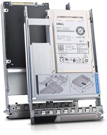 Dell 3.84TB SAS 12Gb/s 3D TLC Hybrid 3.5in Enterprise PowerEdge Read Intensive SSD for R440 R750 R450 T150 R470 T560 T40 R250 R740 R640 0N85XX G16 (Renewed) by Amazon+Renewed
