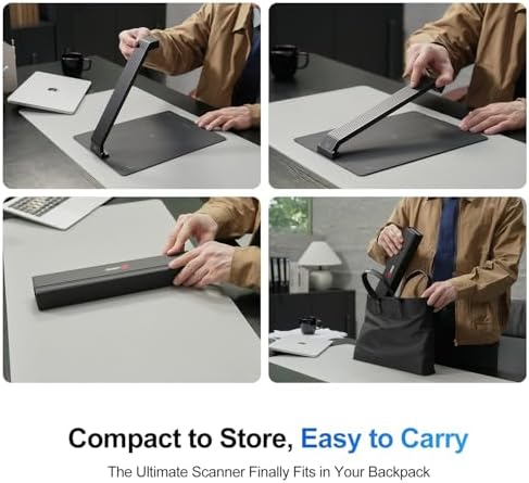 JOYUSING Scanpad100 Pro 16MP Portable Document Scanner, USB Document Camera, 1s Per Scan, OCR Text Recognition, AI Enhancement, Capture Size A4, Folds to Go, Support Win & Mac (Not for Books) - Image 6