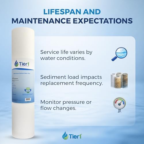 Tier1 20 Micron 4.5" × 20" Water Filter Replaces DGD-7525-20, 155356-43 - Image 7