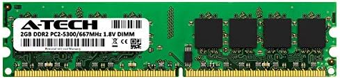 A-Tech 2GB DDR2 667MHz UDIMM PC2-5300 CL5 1.8V DIMM Non-ECC Unbuffered Desktop RAM Memory Module - Image 2