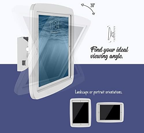 Tablet Wall Mount Compatible with 10.2 inch iPad 7th 8th 9th Gen Lockable Tiltable Anti Theft Security Adjustable - Image 5