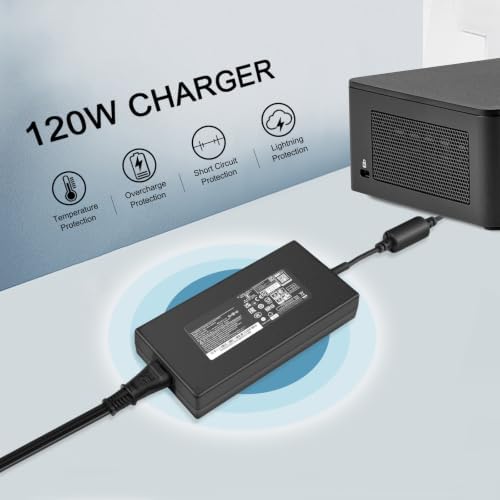 120W 6.32A Charger Compatible with Intel Nuc 10 11 12 13 14 Pro Kit Mini PC LG 17U70N 15U70P FSP120-ABBN2 A15-120P1A ADP-120RH B ADP-120ZB B PA-1121-28 AC Adapter - Image 6