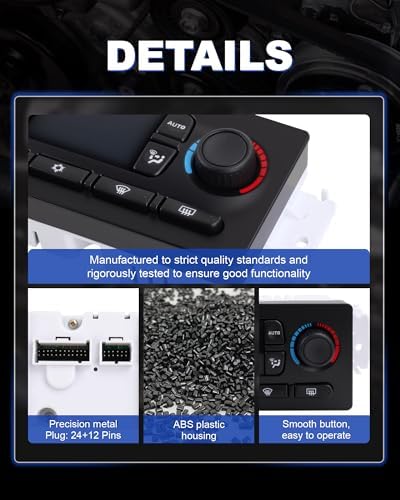 599-211XD A/C Heater Climate Control Module Panel Switch for Chevy GMC - Image 3