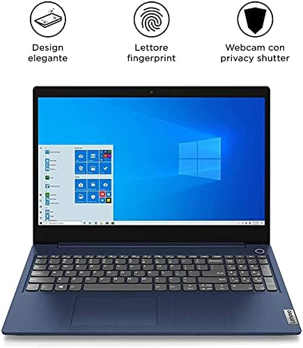 Lenovo IdeaPad 3 15IIL05-15.6" Full HD TN Laptop (Intel Core i3-1005G1, 8GB RAM, 512GB SSD, Windows 10), Abyss Blue - Image 2