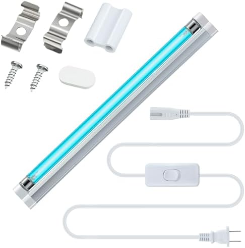 1 Pack 6W UVC Light with Ozone, for Shoes Closet Cabinet Bathroom by Unknown