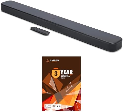 JBL BAR-300-MK2 5.0 All-in-One with Dolby Atmos Soundbar and 3 Year Amber Protection Plan (2025) by JBL