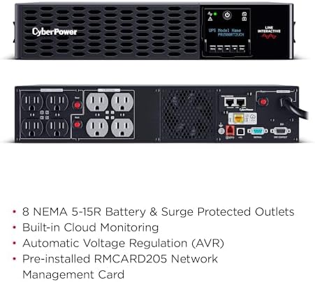 CyberPower PR1500RT2UCN Smart App Sinewave UPS Battery Backup - Image 3