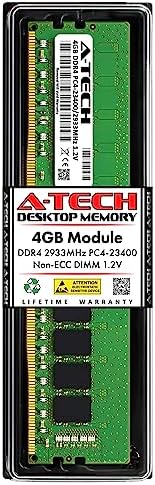 A-Tech 4GB RAM for Dell Inspiron 3880, 3881 Desktop | DDR4 2933MHz PC4-23400 DIMM 1.2V 288-Pin Non-ECC UDIMM Memory Upgrade by A-TechComponents