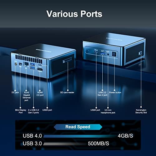 GEEKOM IT11 Mini PC,Intel Core i5-1155G7 (up to 4.5GHz), 16GB RAM+512GB SSD - Image 4
