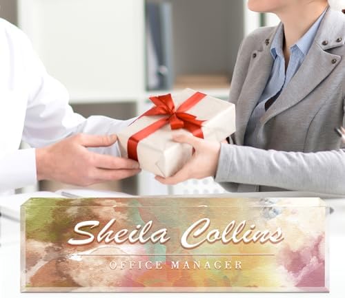 Custom Name Plate for Desk, Employee Appreciation Gifts, Office Decor - Image 6