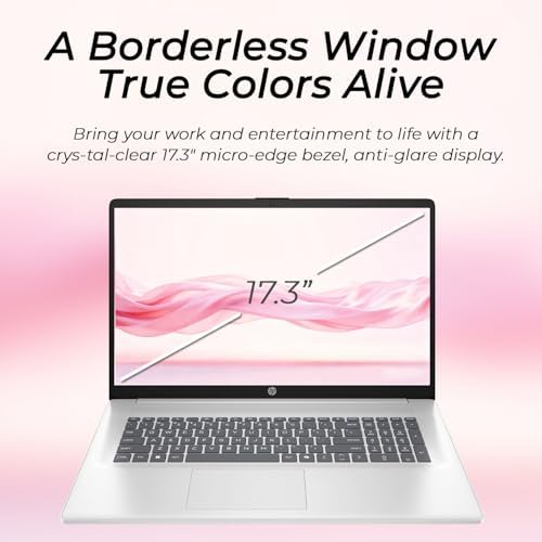 HP 17 inch Business Laptop Computer • 2026 Edition • Latest AMD Ryzen 5 CPU • 16GB RAM • 512GB SSD • 17.3" FHD Display • Numeric Keypad • Long Battery Life • Windows 11 with Office 365 for The Web - Image 2