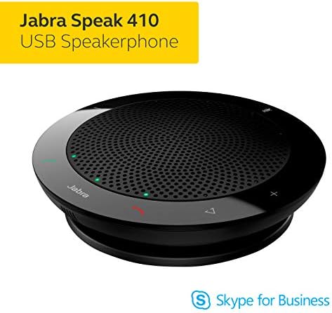 Jabra Speak 410 Corded Speakerphone for Softphones, MS-Optimized – Easy Setup, Portable USB Speaker for Holding Meetings Anywhere with Outstanding Sound Quality - Image 2