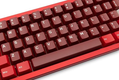 KEEBMONKEY WOBKEY Zen 65 65% Quick Release Wireless Mechanical Keyboard with RGB, CNC Aluminum Case, Hot-Swappable, VIA Support, BT/2.4G/USB-C Gaming Keyboard for Mac/Windows (Ultra Red) - Image 4