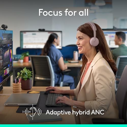 Logitech Zone Wireless 2 ES for Business Headset - Teams - Rose - Image 3
