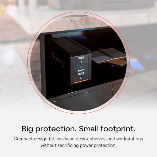 Vertiv Liebert PowerUPS 200 PSA6E-800LVT UPS Battery Backup 800VA/450W AVR - Image 5