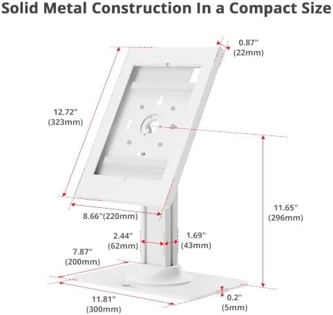 SIIG Anti-Theft Tablet Kiosk Stand for 10.9"-11" Tablets, CE-MT6A11-S1 - Image 5