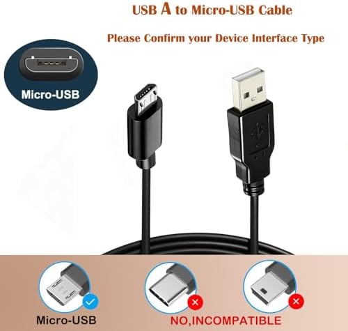 Micro USB Cable for Epson RapidReceipt RR-60 RR-70W RR60 RR70W - Image 2