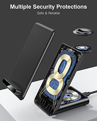 Wireless Charging Station,3 in 1 Charging Stand for Apple Multiple Devices - Image 5