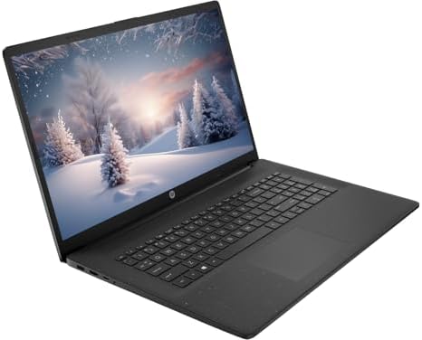 HP 17.3" Business Laptop Computer, 32GB RAM 1.2TB Storage (1TB SSD + 256GB Docking Station), 10-Core Intel Core i5, Windows 11 Pro with Microsoft Office, PLUSERA Earphones, Black - Image 3