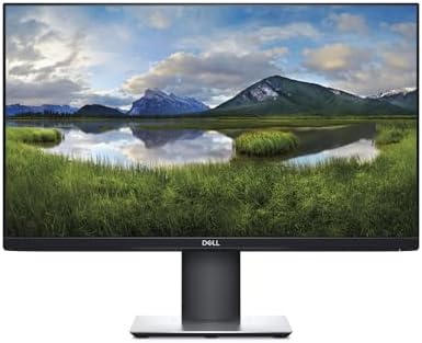 Dell P2419H 24 Inch LED-Backlit, Anti-Glare, 3H Hard Coating IPS Monitor - (8 ms Response, FHD 1920 x 1080 at 60Hz, 1000:1 Contrast, with ComfortView DisplayPort, VGA, HDMI and USB), Black by Dell