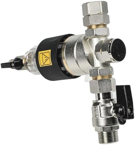 DN20 Magnetic Boiler Filter, Brass Sludge Separator for Central Heating Systems, 3/4" Threaded Dirt Guard with Stainless Steel Mesh, HVAC Water Purification Device - Image 7