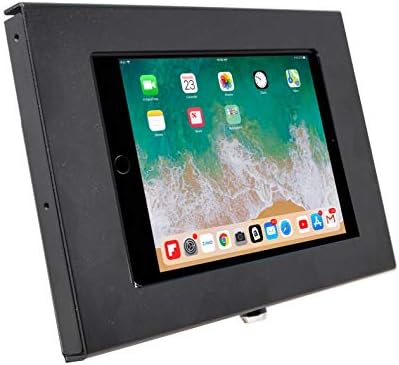 Locking Security Metal Case for iPad mini Used as Kiosk, POS, Store, Show Display (Black, iPad mini 1/2/3) - Image 5