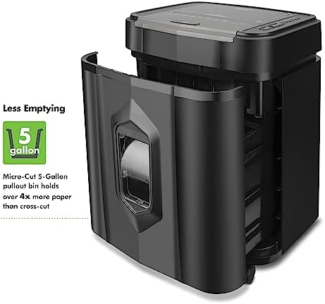 Aurora Professional Grade AU125MA 120-Sheet Auto Feed High-Security Micro-Cut Paper Shredder/60 Minutes/Security Level P-5 - Image 5