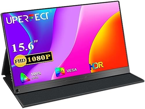 UPERFECT Portable Monitor, 15.6" IPS 1920X1080 FHD Eye Care Travel Screen by UPERFECT